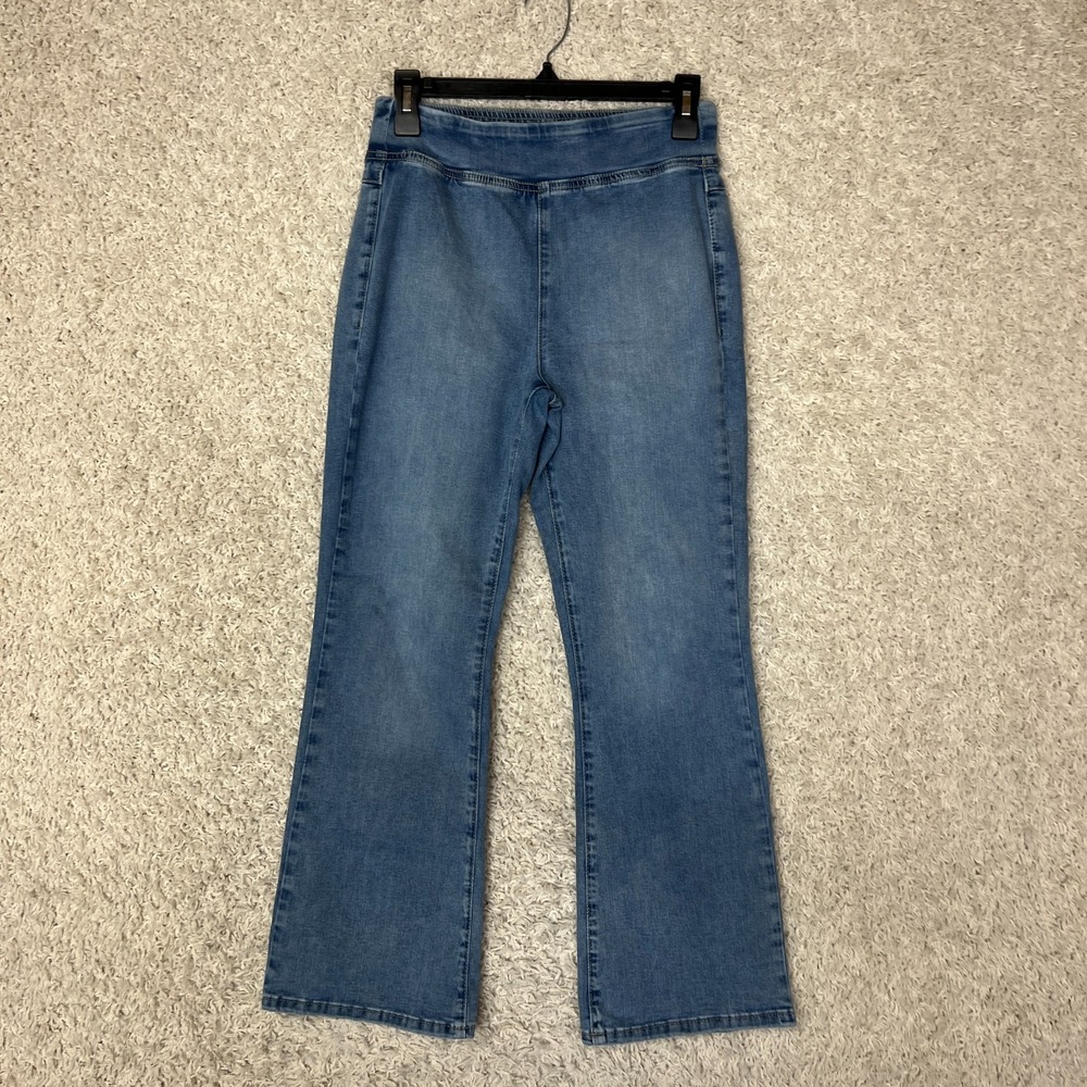 We The Free Jeans Womens Small Blue Pull On Denim High Rise Casual Boho‎